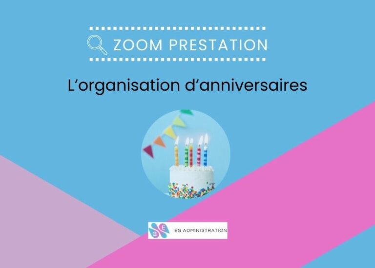 Organisation d’anniversaires