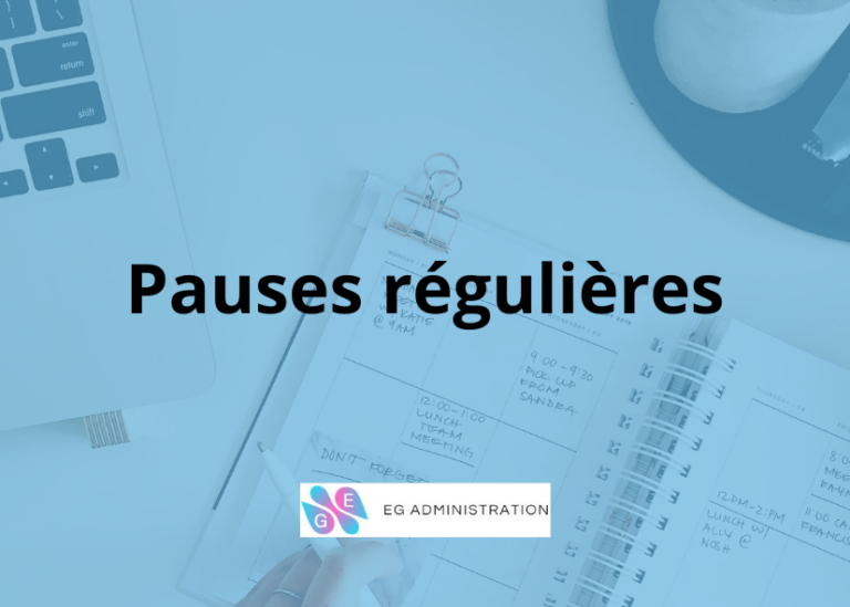 pauses régulières