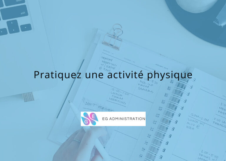 Pratiquez une activité physique
