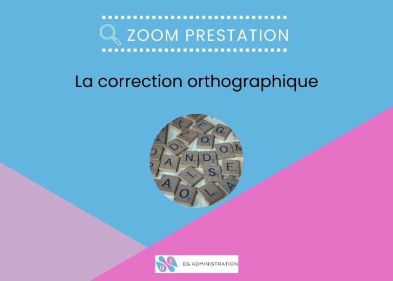 La correction orthographique
