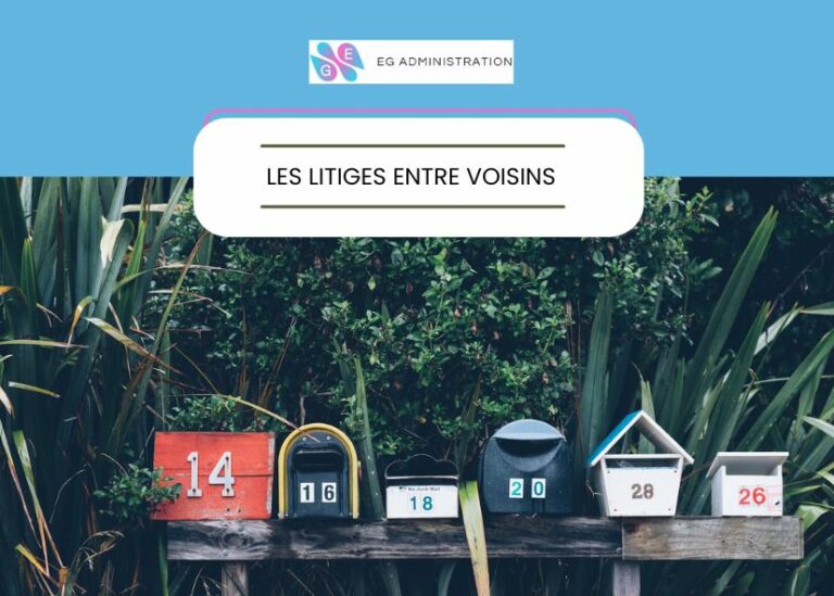 Les litiges entre voisins